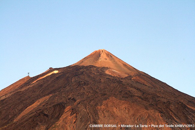 MIRADOR LA TARTA > Pico del Teide