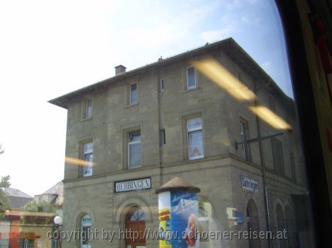 ÖHRINGEN > Bahnhof > Eindrücke entlang der Zugstrecke Heilbronn - Crailsheim