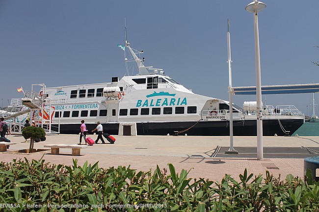 EIVISSA > Hafen > Personenfähre nach Formentera