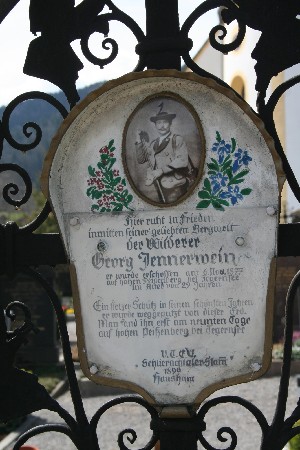 Schliersee > Grab des Georg Jennerwein