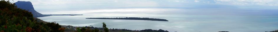 Mauritius>Île aux Bénitiers vor dem Le  Morne Brabant