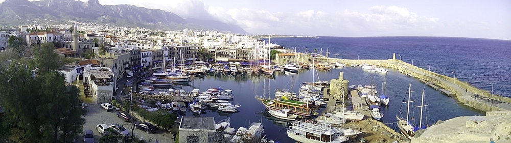 GIRNE - KYRENIA > Hafen (Smartphonepanorama)