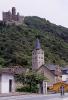 SANKT GOARSHAUSEN > Kirche in Wellmich und Burg Maus SANKT GOARSHAUSEN > Kirche in Wellmich und Burg Maus