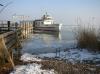 CHIEMSEE > Winter > Fraueninsel > Nordsteg > Die Rudolf beim Anlegen CHIEMSEE > Winter > Fraueninsel > Nordsteg > Die Rudolf beim Anlegen