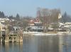 CHIEMSEE > Winter >  Blick auf Gstadt