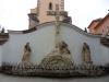 H:Kecskemét>Franziskanerkirche>Statuenensemble