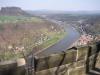 BERG LILIENSTEIN > Blick von der Burg Königstein über die Elbe BERG LILIENSTEIN > Blick von der Burg Königstein über die Elbe