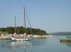 Insel Losinj > Nerezine > Holzschiff