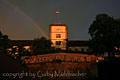 Regenbogen über dem Schloss