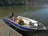 Fischerboot (60 PS) in Mequinenza am Ebro (Spanien)