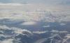 ALPEN > Flugzeug über dem Gletscher