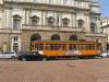 MILANO > Alte Straßenbahn vor der Mailänder Scala