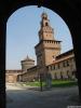 MILANO > Castello Sforzesco > Porta di S. Spirito > Blick zum Uhrturm