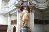 D: BAMBERG Oberfranken > Holzstatue in der St. Michael Kirche