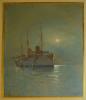 GR:Korfu>Achilleion>2. Raum>Gemälde der Yacht Hohenzollern GR:Korfu>Achilleion>2. Raum>Gemälde der Yacht Hohenzollern