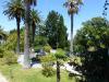 GR:Korfu>Achilleion>Terrasse>Blick auf den Garten des sterbenden Achill