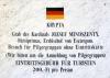 H:Esztergom>Dom>Schild an der Krypta