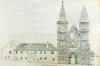 H:Zsámbék>Basilika>Plan Turmseite mit Kloster H:Zsámbék>Basilika>Plan Turmseite mit Kloster