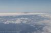 LA PALMA > Flug FRA-TFS > Insel in Wolken