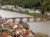 D:BW>Heidelberg>Blick von der östlichen Schlossterrasse auf die alte Brücke