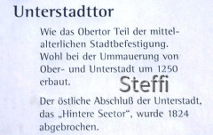 Beschreibung Unterstadttor Meersburg