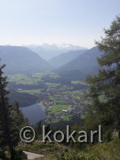 Blick von einem Parkplatz der Loserstrasse auf den Altauseersee