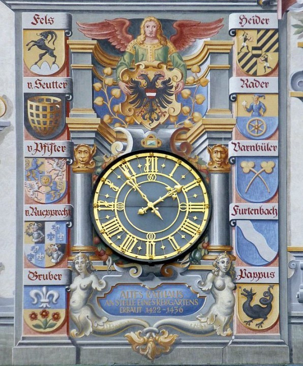 Lindau>altes Rathaus>Uhr