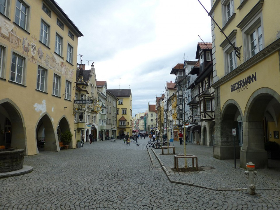 Lindau>Maximilianstraße>westliche Blickrichtung