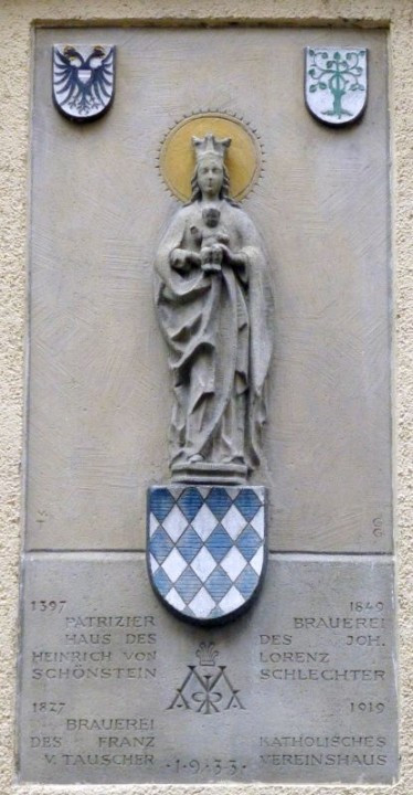 Lindau>In der Grub>Schlechter Bräu>Marienstatue