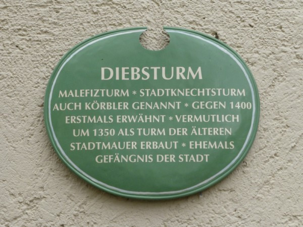 Lindau>Diebsturm>Schild