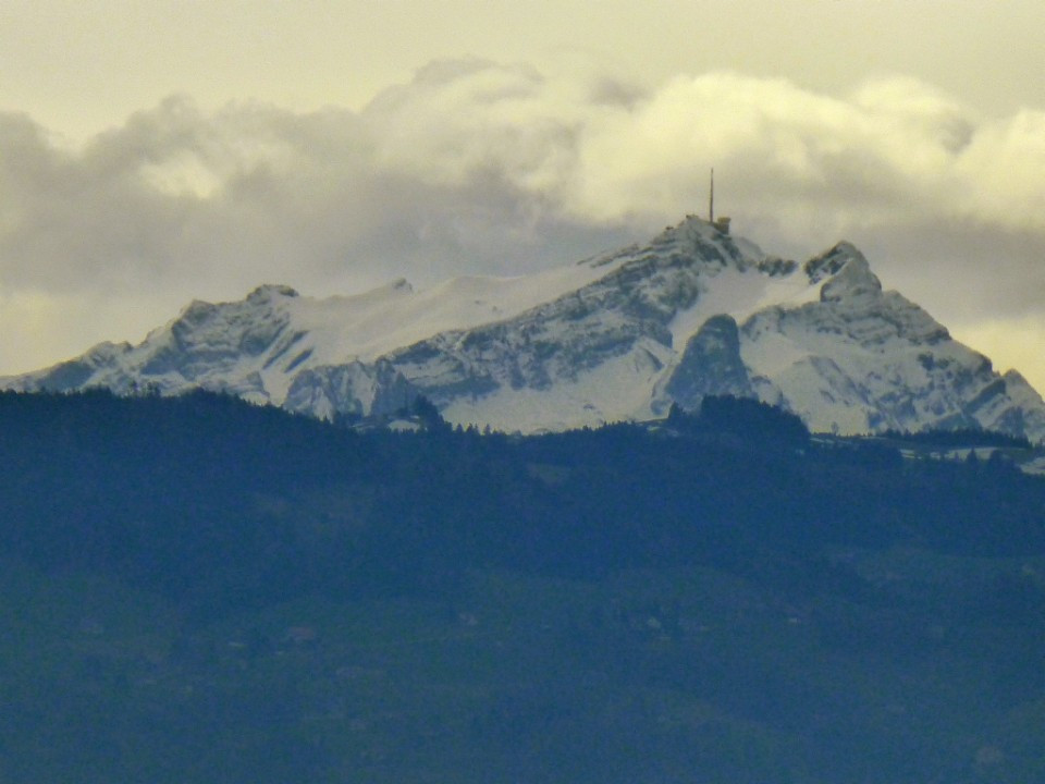 Lindau>Blick zu den Alpen