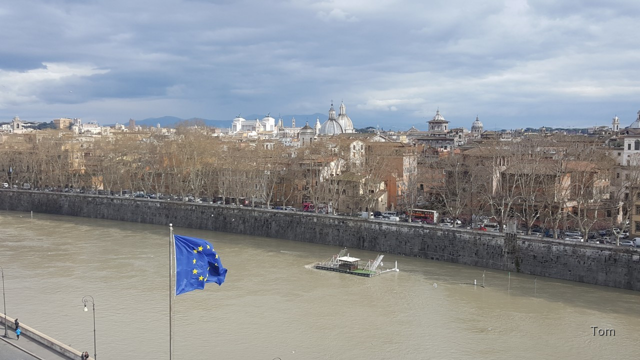 Blick zum Tiber