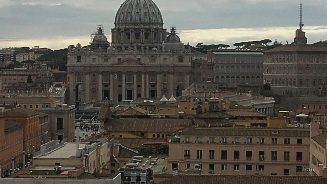 Blick zum Petersdom