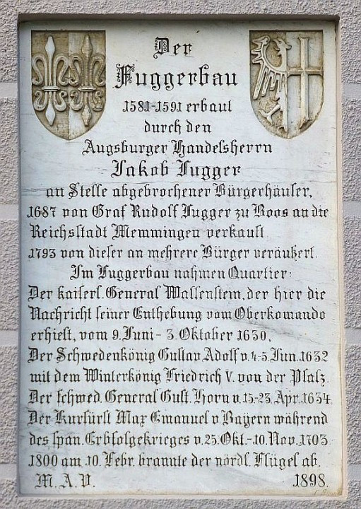 Memmingen>Fuggerhaus>Tafel