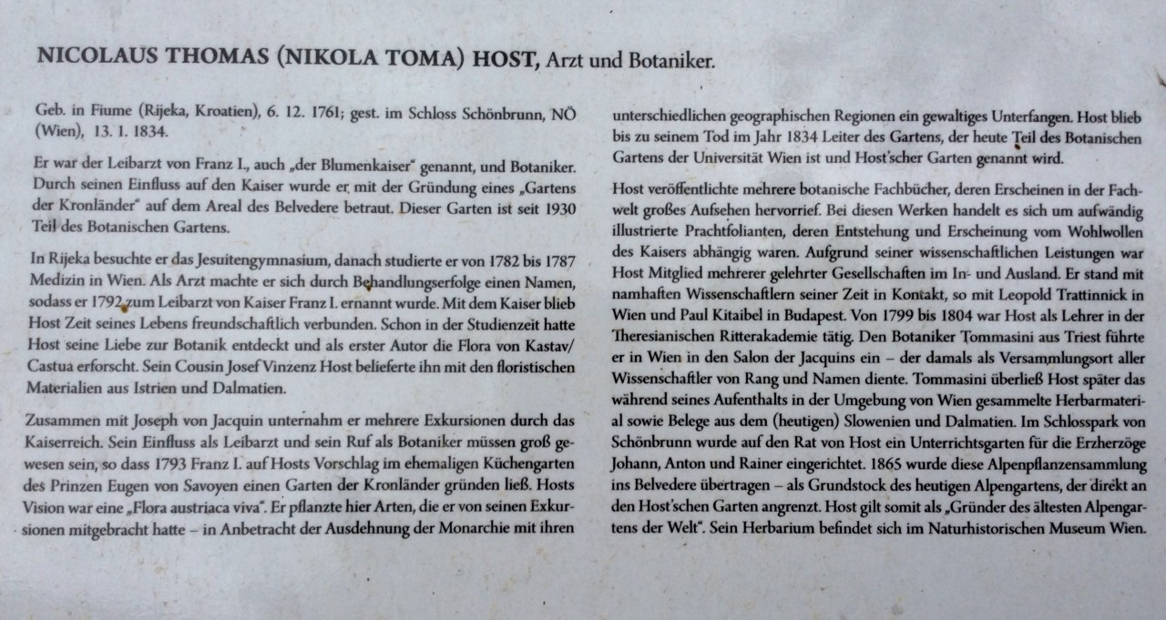 Der Botanische Garten der Universität Wien