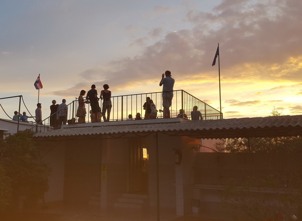 Sonnenuntergang auf CP Mindel