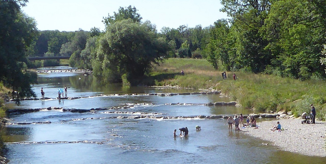Badestellen an der Mangfall
