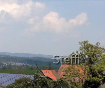 Blick von meinem Südwestbalkon mit Heiligenberg im Hintergrund