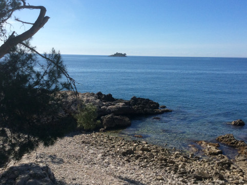 Blick auf Insel