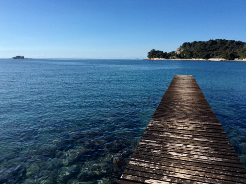 Blick auf Insel