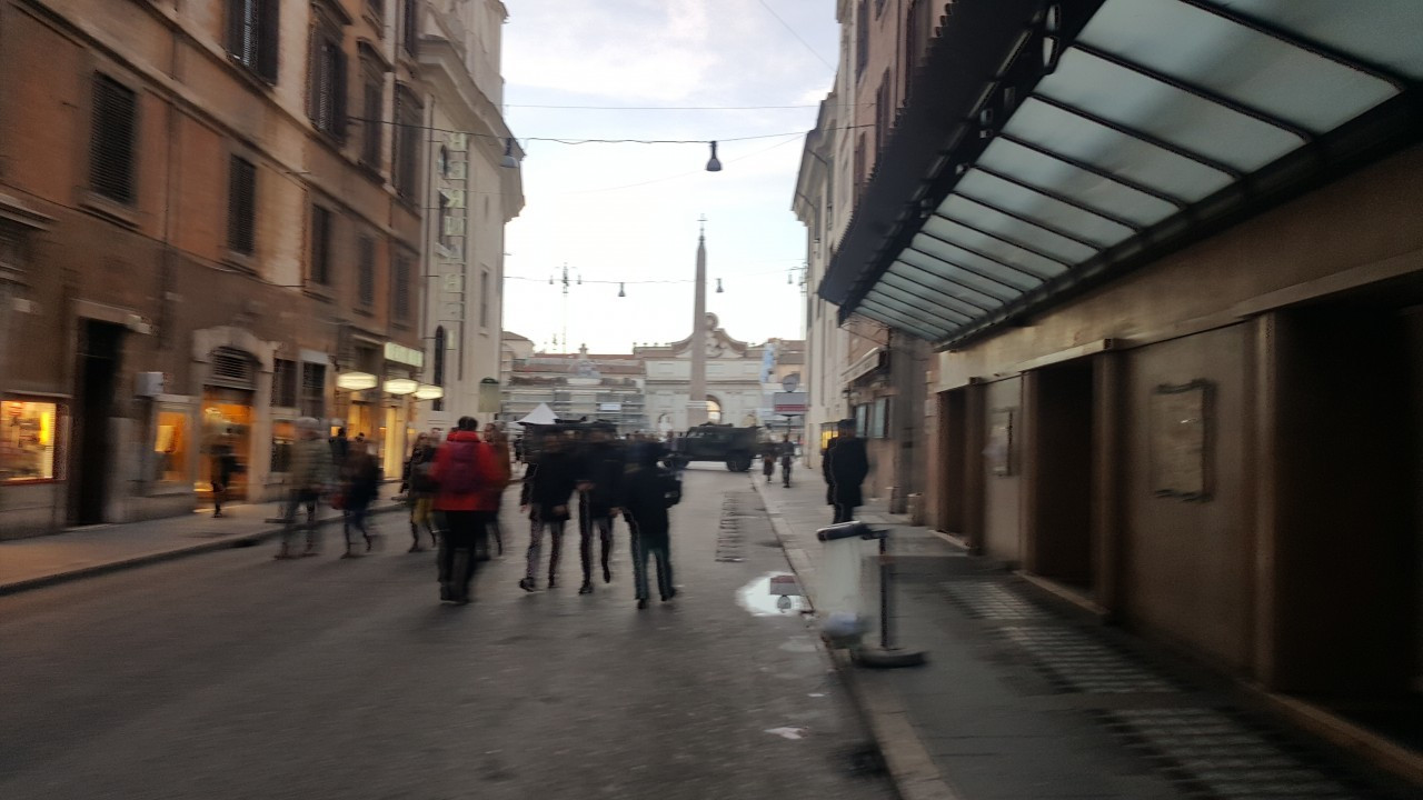 Blick zum Obelisco Flaminio