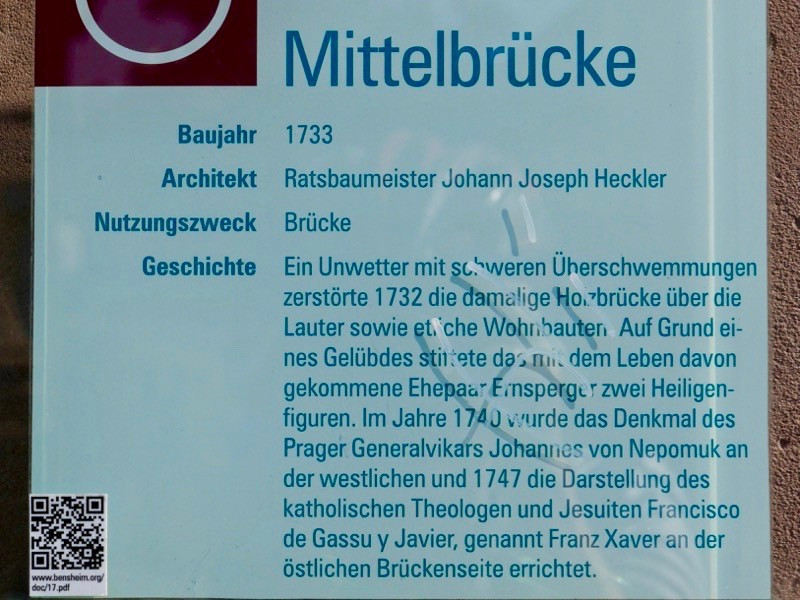 D: Bensheim (Hessen) Brückenfigur