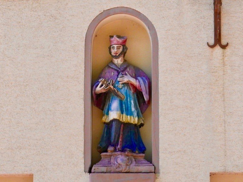 D: Heppenheim OT Unterhambach (Hessen) Hausfigur