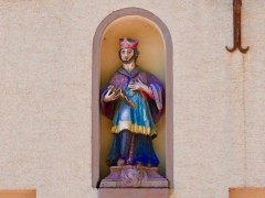 D: Heppenheim OT Unterhambach (Hessen) Hausfigur