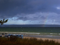 Regen und Sturm