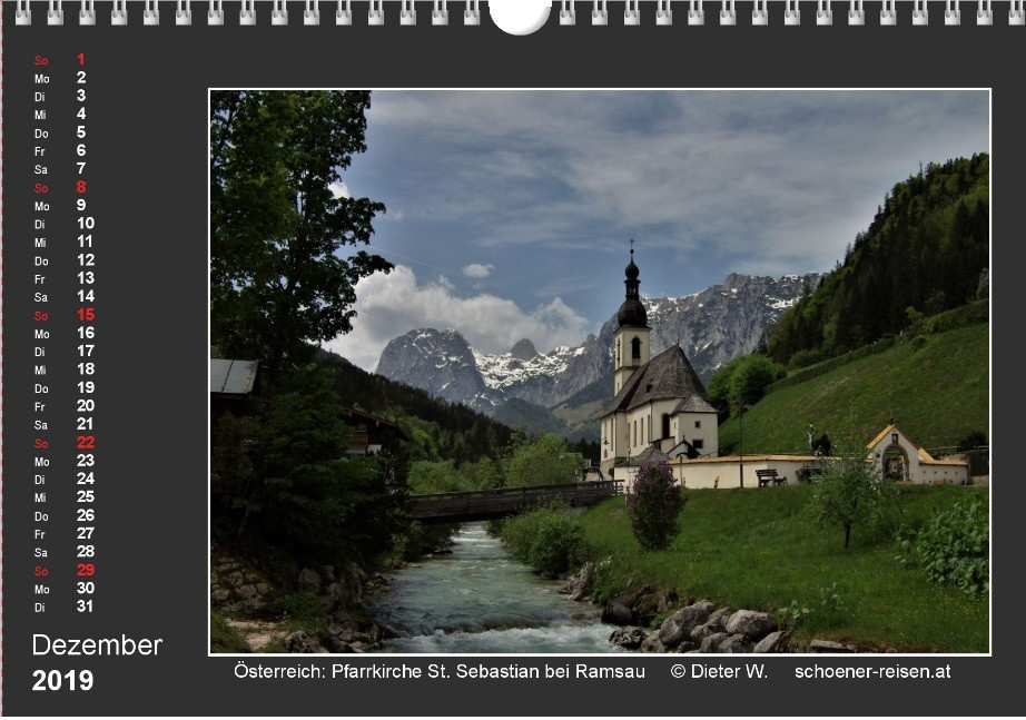 Kalenderbilder 2019