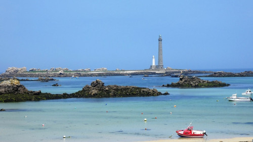 Leuchtturm Phare de I`île Viere - Frankreich/Bretagne