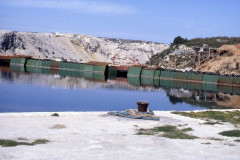 Pontonbrücke 1994 be Maslenica , Kroatien