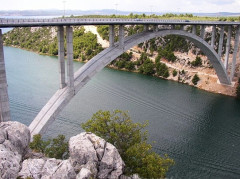 Krkabrücke Kroatien