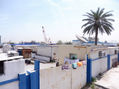 Dubai Arbeiterunterkunft Werft